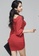 Crystal Korea Fashion red South Korea-made new red ruffled party dress 2B56EAAA4F0BAEGS_8