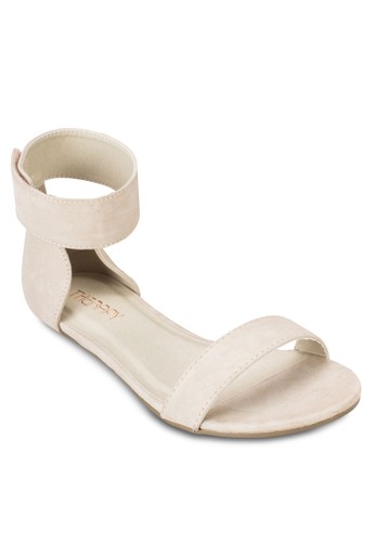 Rosebud 包跟繞踝涼鞋,zalora時尚購物網的koumi koumi 女鞋, 鞋
