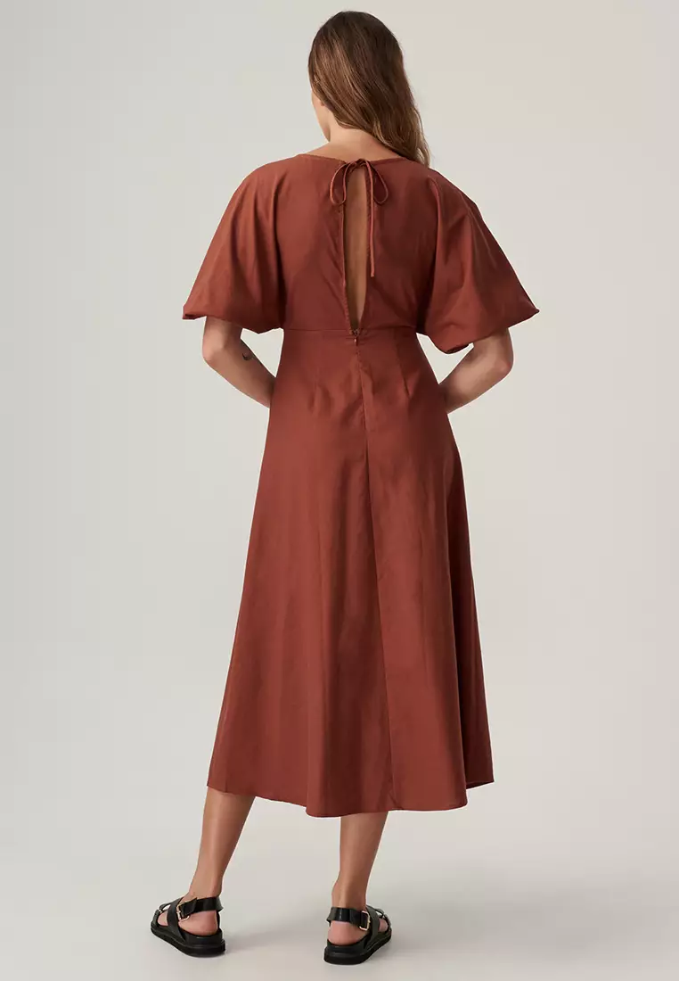 Palm Midi Dress