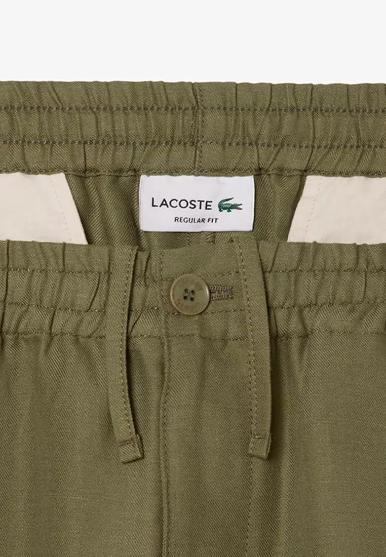 Regular Fit Wool Blend Shorts