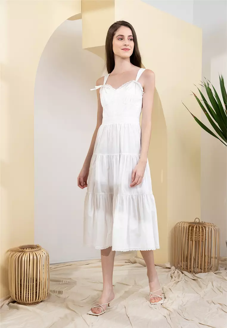 Zalora sale white dress