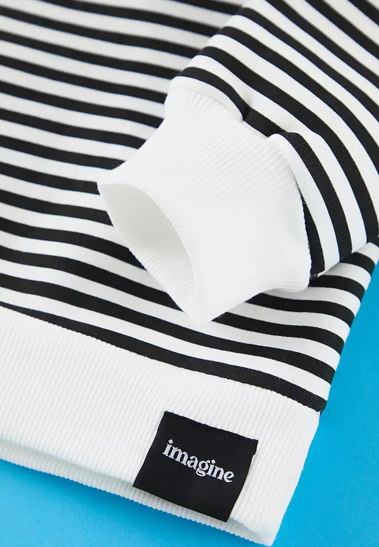 Black Boy Plain Knitted Mini Me Sweatshirt Tkdaw25Sw00113