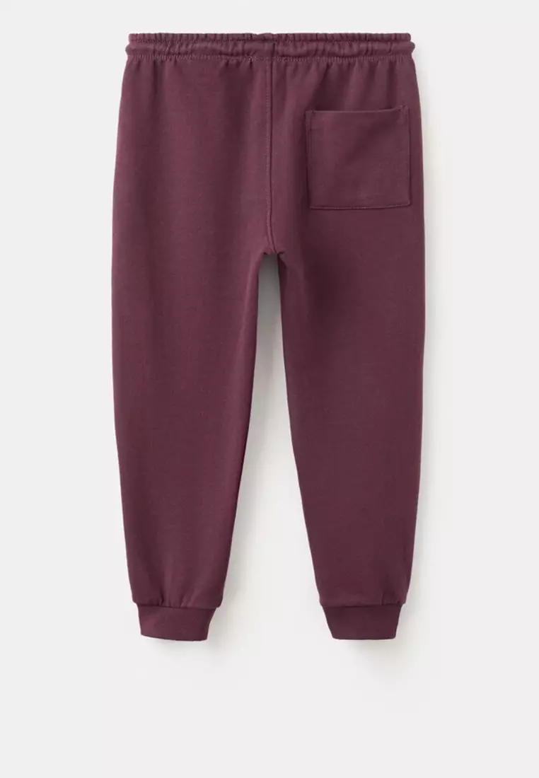 Cotton Jogger-Style Trousers