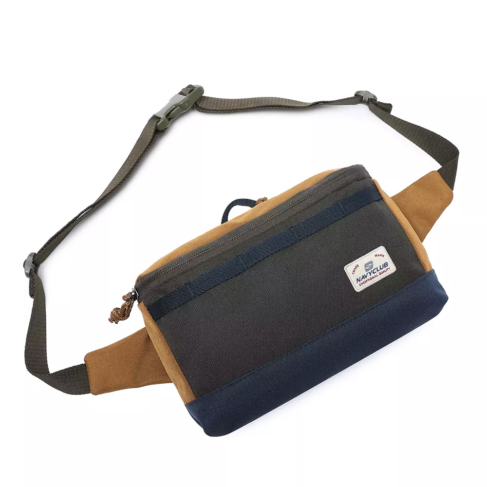 Navy Club Tas Pinggang HGCC Waist Bag - Tas Pria Wanita Crossbody Bags Tas Outdoor