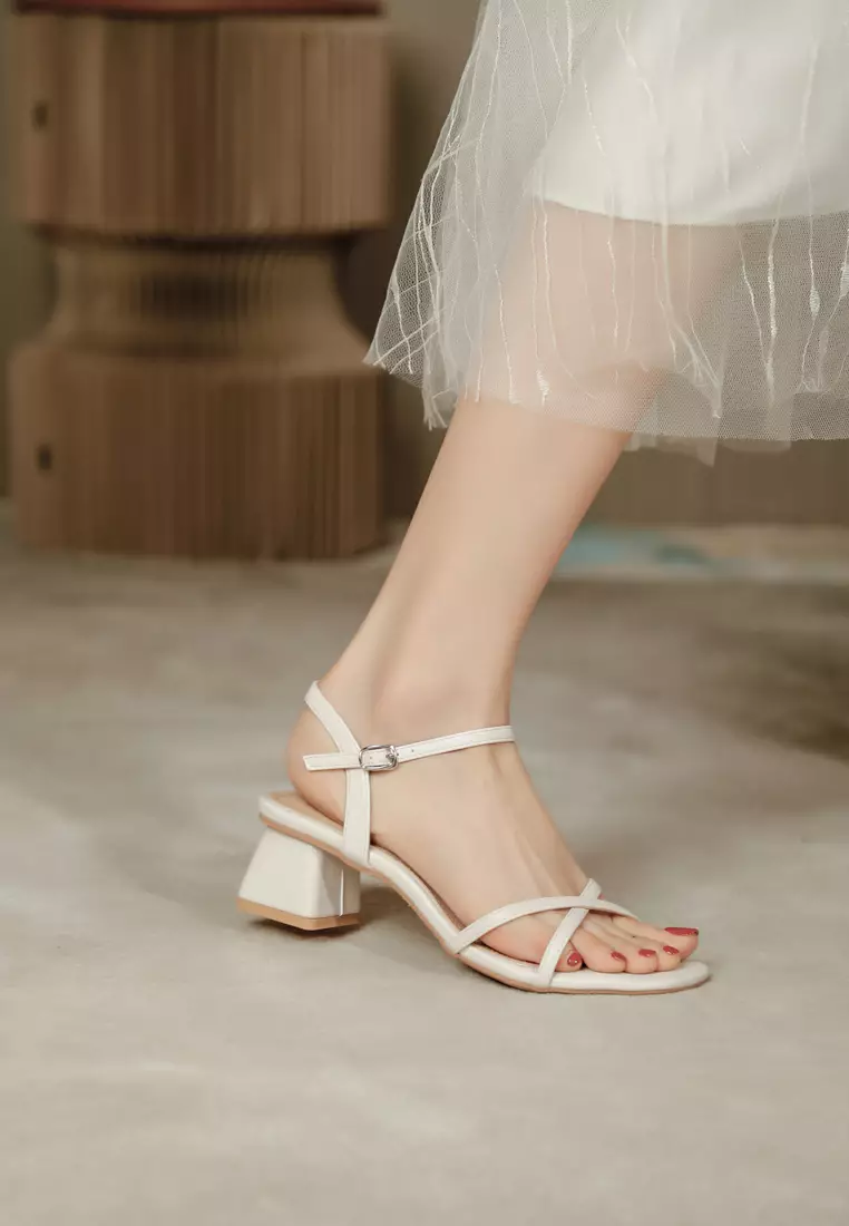 Girly Strap Mid Heel Sandals TE9448-12