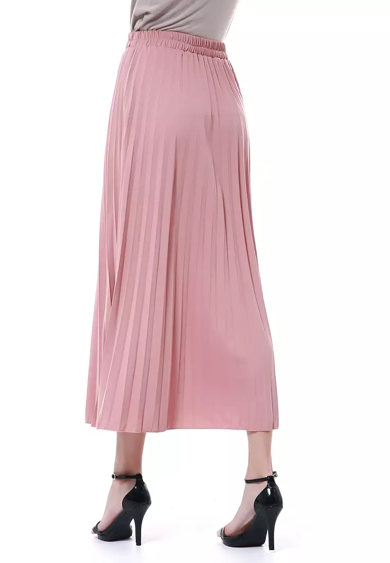 Nashywa Rok Bawahan Muslimah Wanita Regular Fit Premium Quality - Taffypink