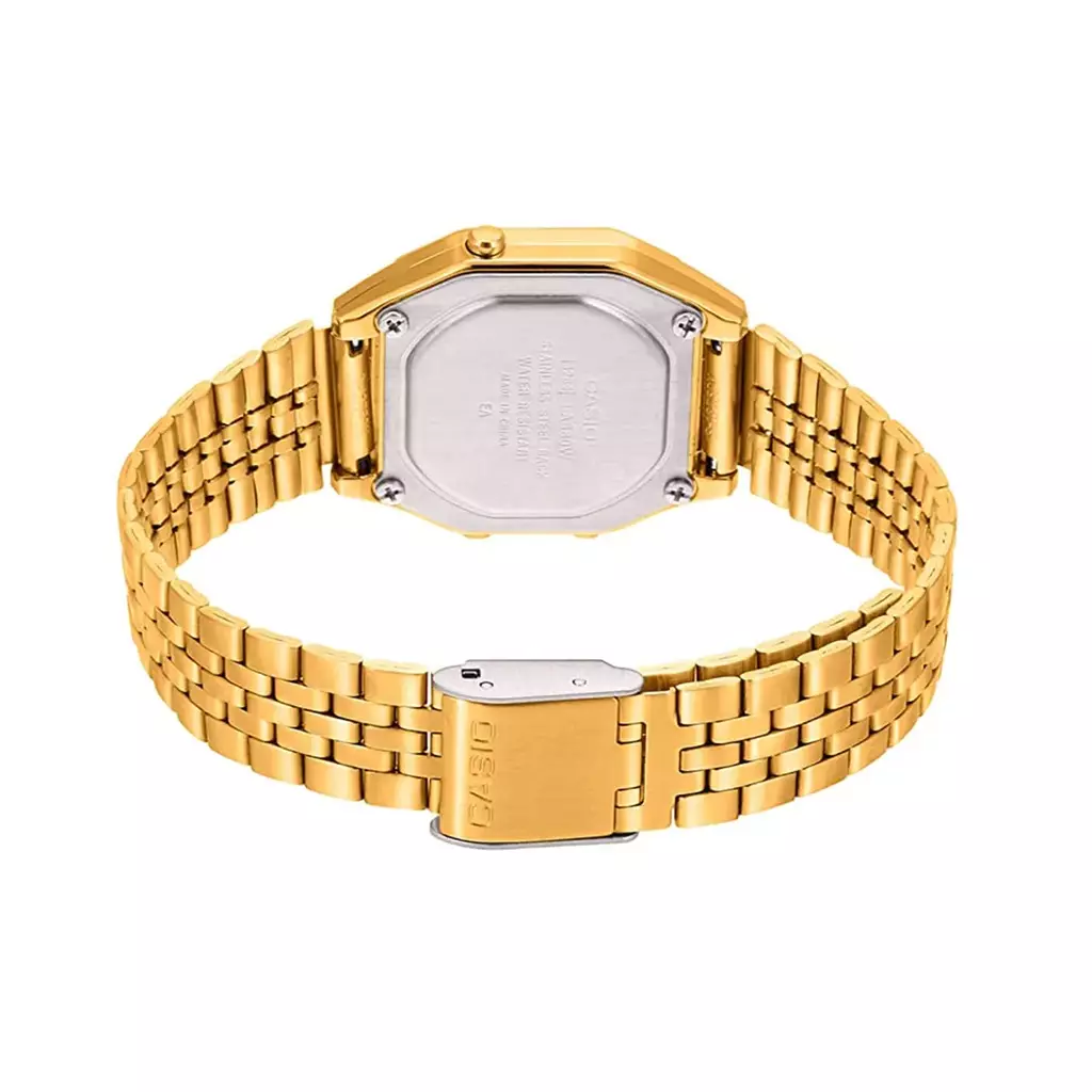 Casio jam tangan wanita dengan format digital LA680WGA-1BDF