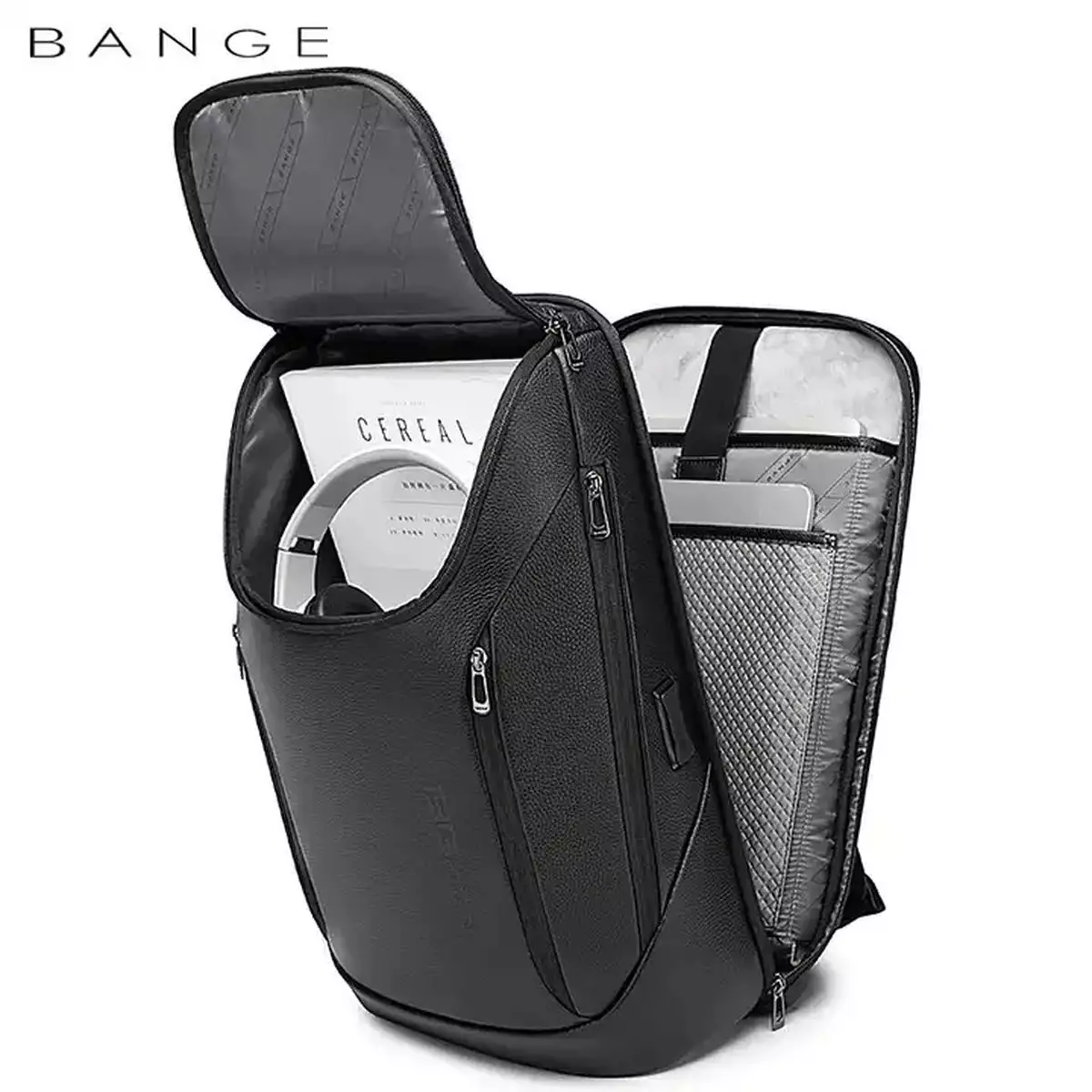 Bange BG6623 Tas Laptop Backpack Kulit Sapi Asli 15.6 Inch