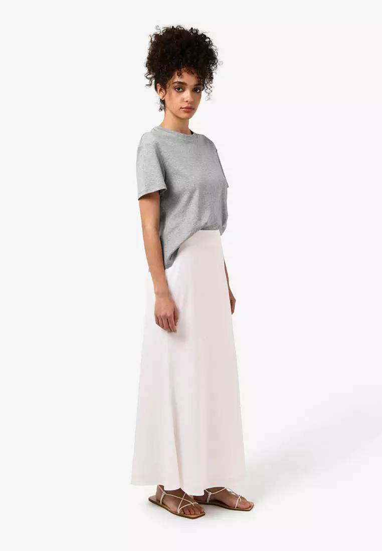 Leigh Satin Maxi Skirt