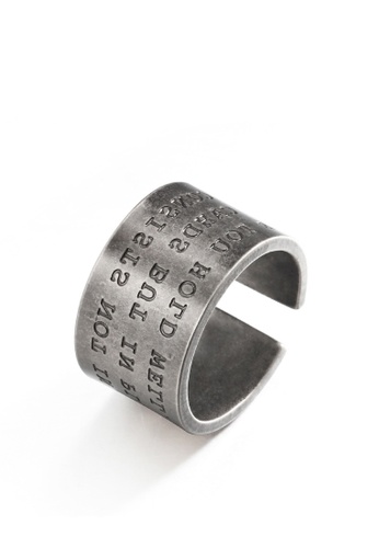 Buy Happy Fridays Stylish Engraved Titanium Steel Ring Dwj0492 Online On Zalora Singapore
