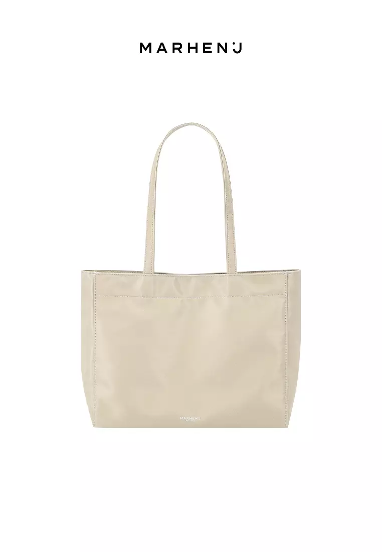 BONO Nylon Shoulder Bag Beige