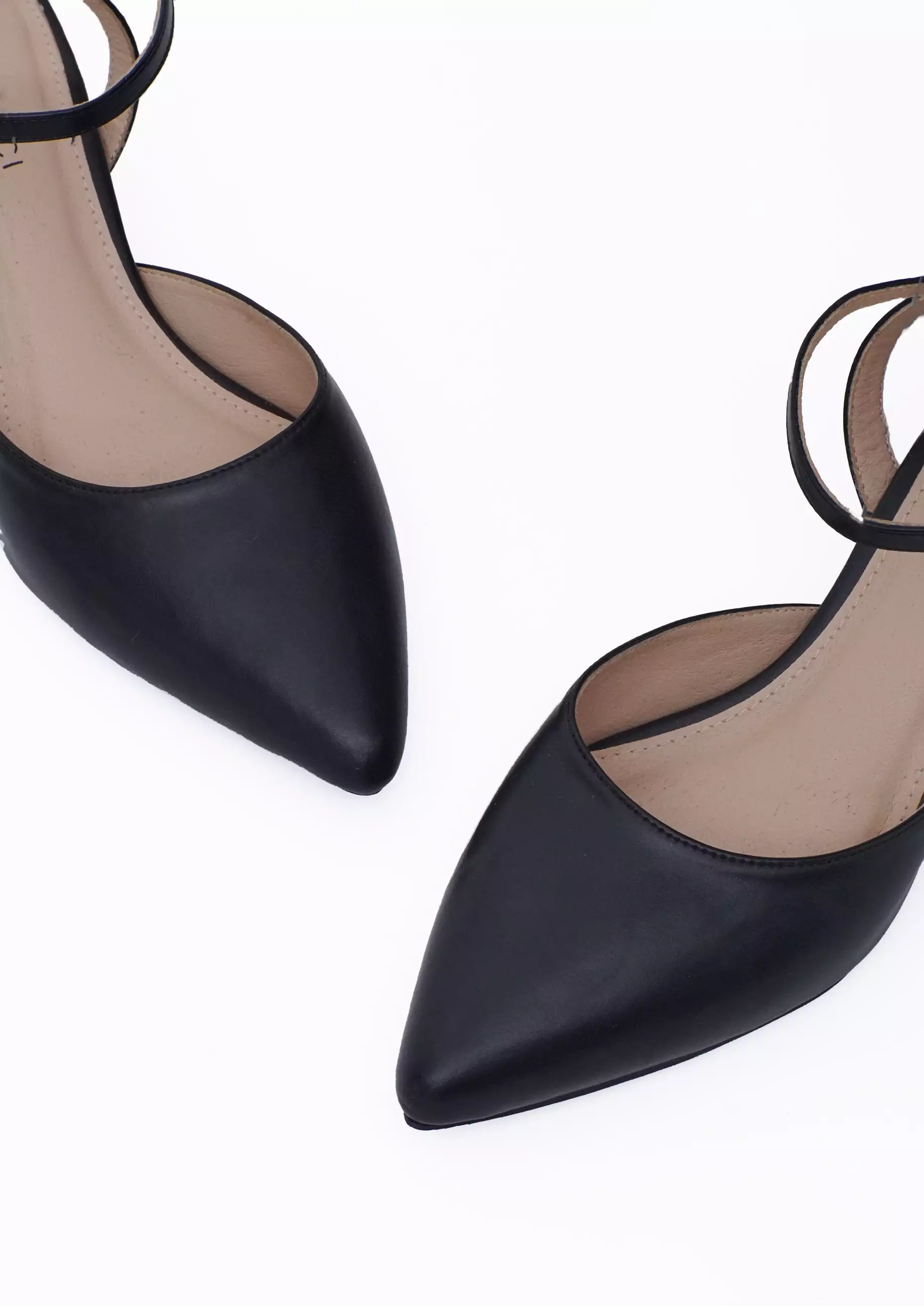 VIVI NICI - Questa Sepatu Sandal Mules Hak 5 Cm Black Solid