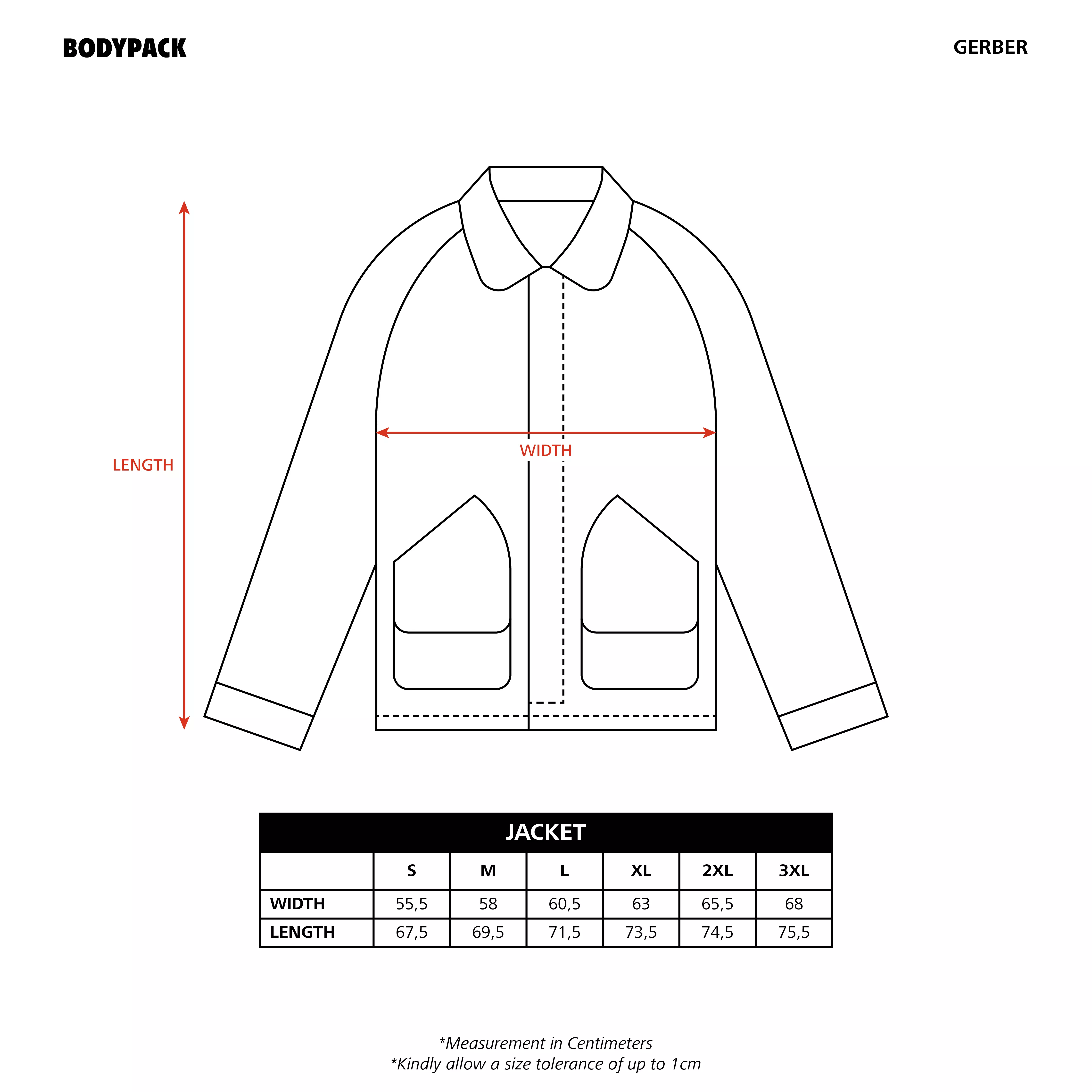 Gerber Coach Jacket Outer Jaket Pria Wanita Praktis - Olive