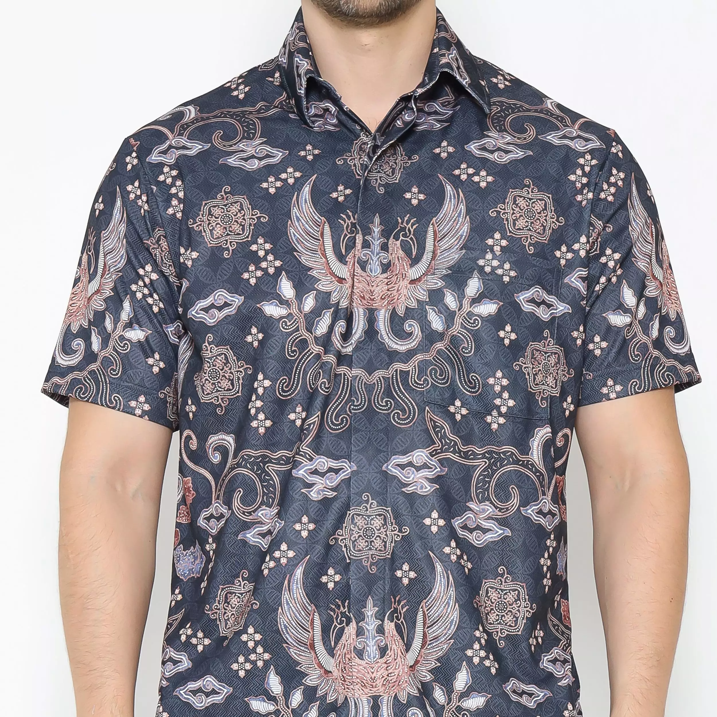 MAGINOT ARTHUR Batik Pria Active Wear Quick Dry Lengan Pendek