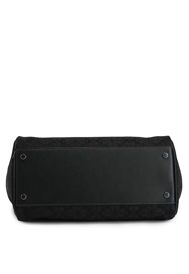 Spade Flower Jacquard Medium Everything Tote Bag (cq)