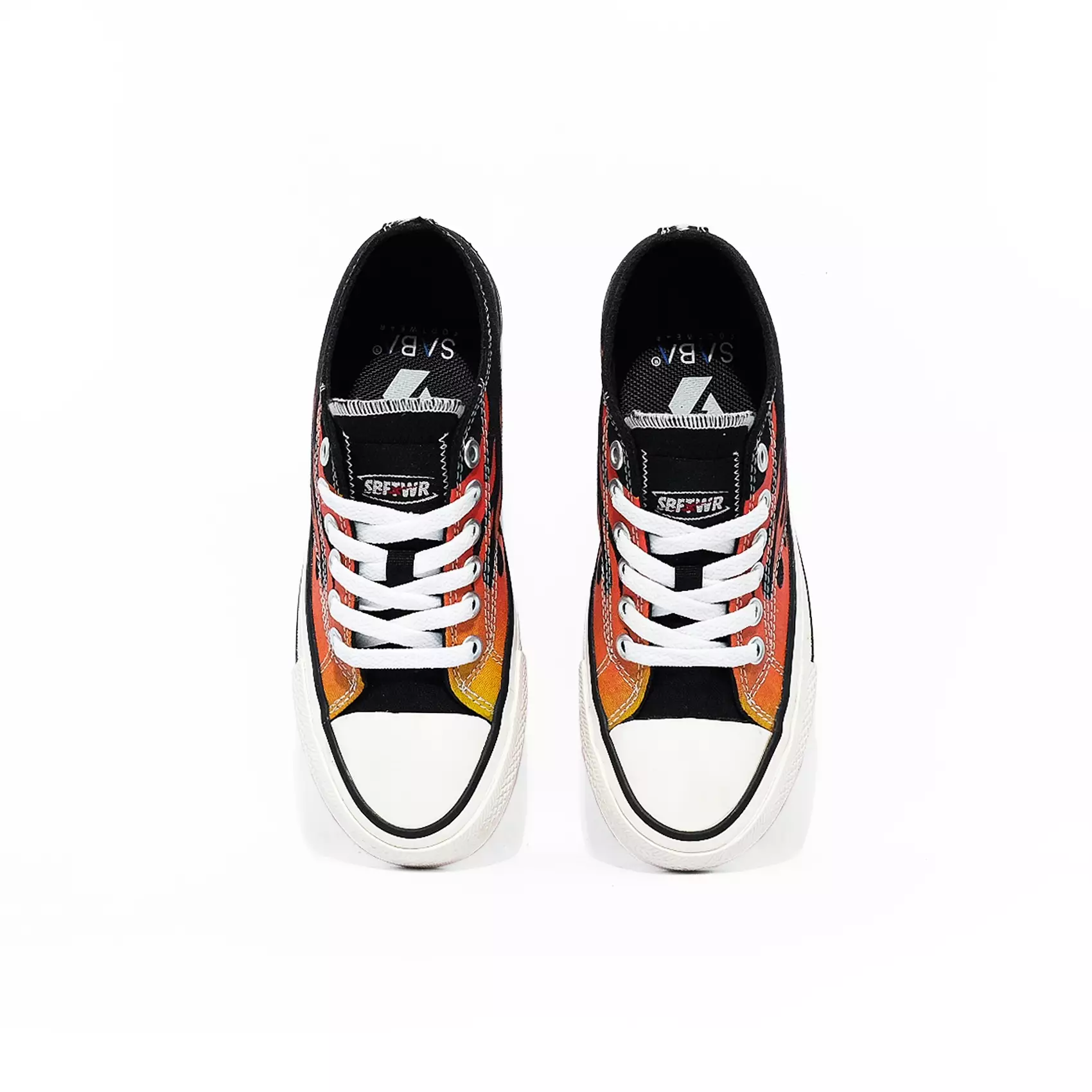 SABA Red Flame Low - Sepatu Sneakers Casual Pria Wanita