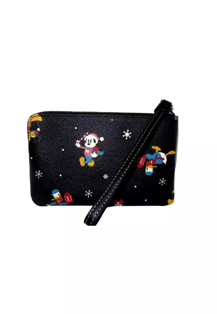 Buy COACH Disney X COACH CORNER ZIP WRISTLET (CN031)-QB