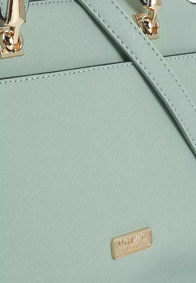 Saffiano Convertible Satchel