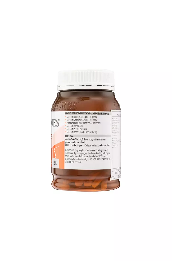 Blackmores Total Calcium Magnesium + D3 200 Tablets