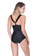 Sunseeker black Leaves Around One-piece Belted Swimsuit DFE15US9A3D4E9GS_2