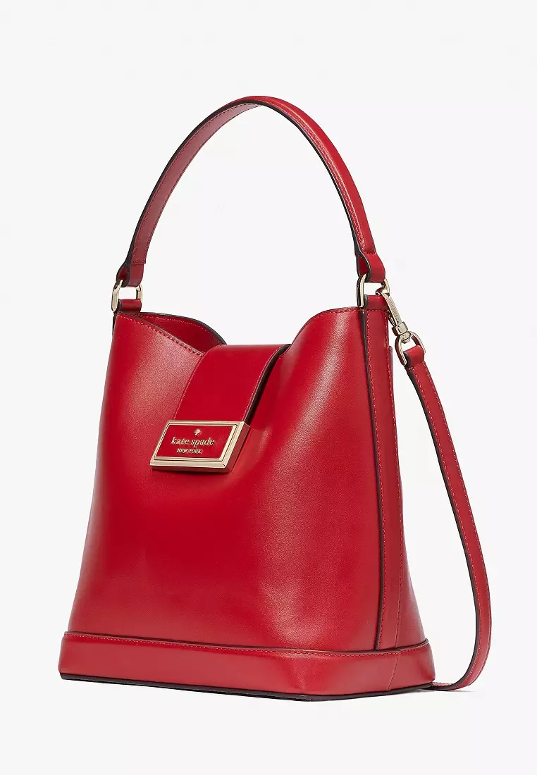 Kate spade red bucket bag online