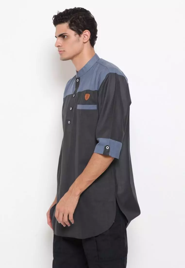 Baju Koko Pria Muslim Zayidan Haikal - Abu Tua