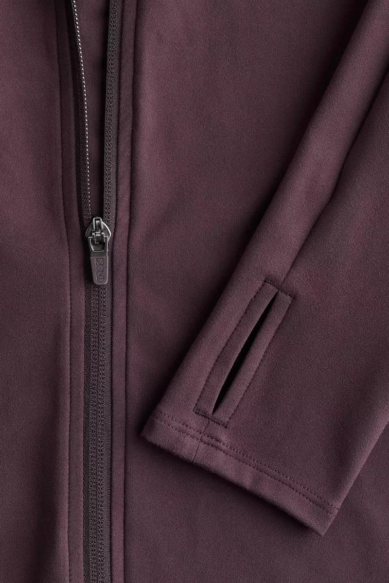 Zip-through sports jacket with SoftMove™