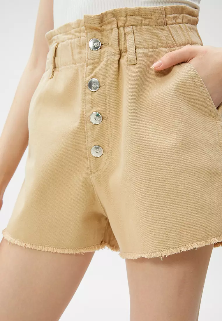 High Waist Denim Shorts