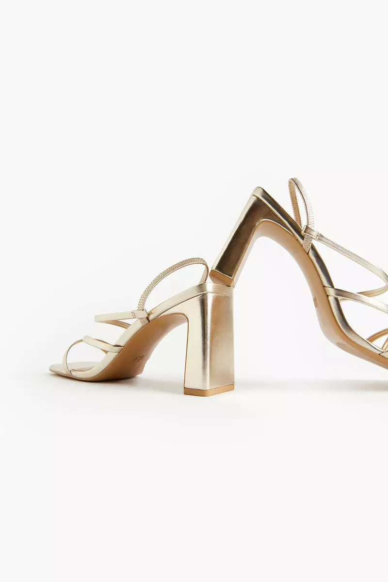 H&m gold sandals deals