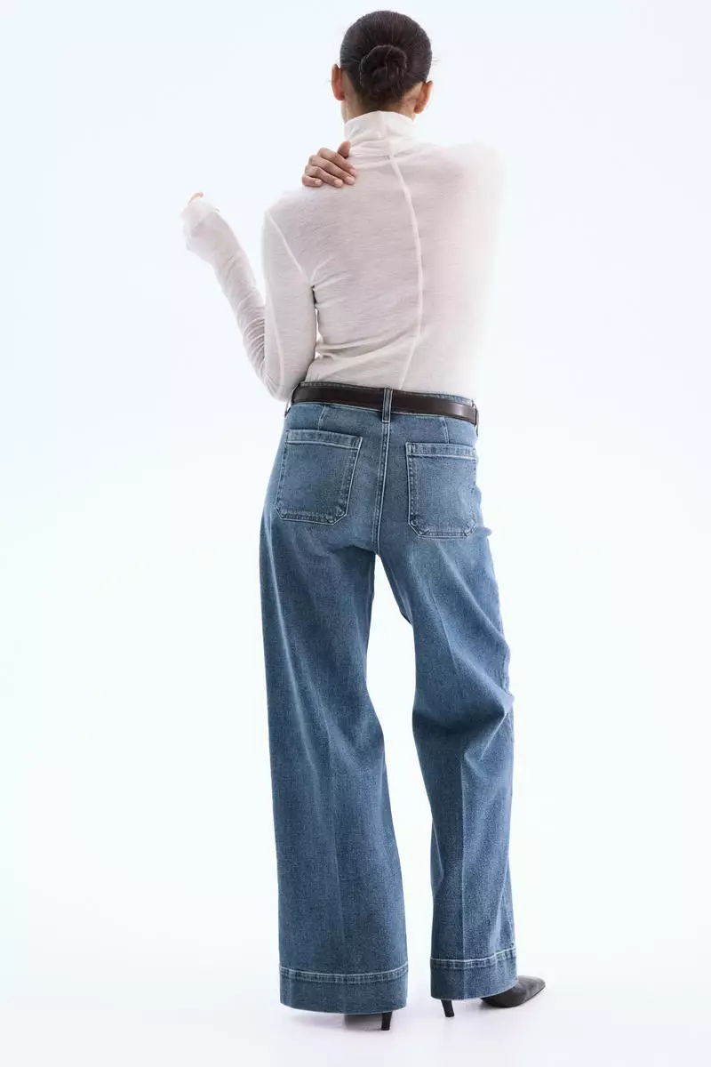 Wide High Jeans