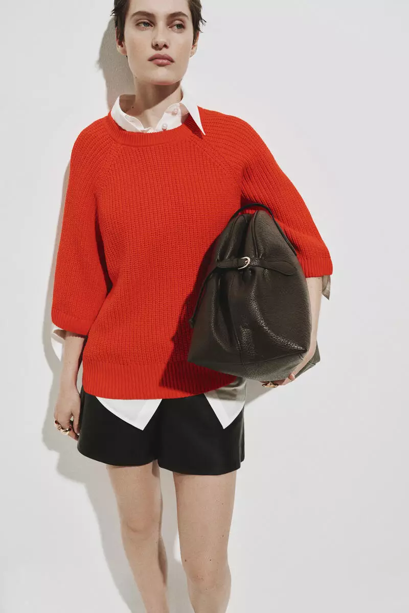 Rib-knit top
