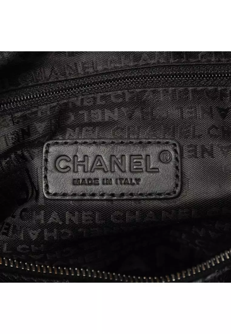 Pre-Loved Chanel Cc Caviar Square Stitch Handbag