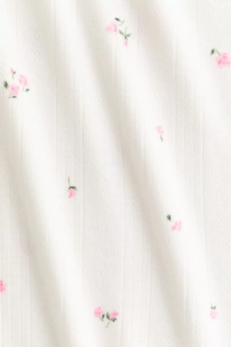 Pointelle pyjama bottoms