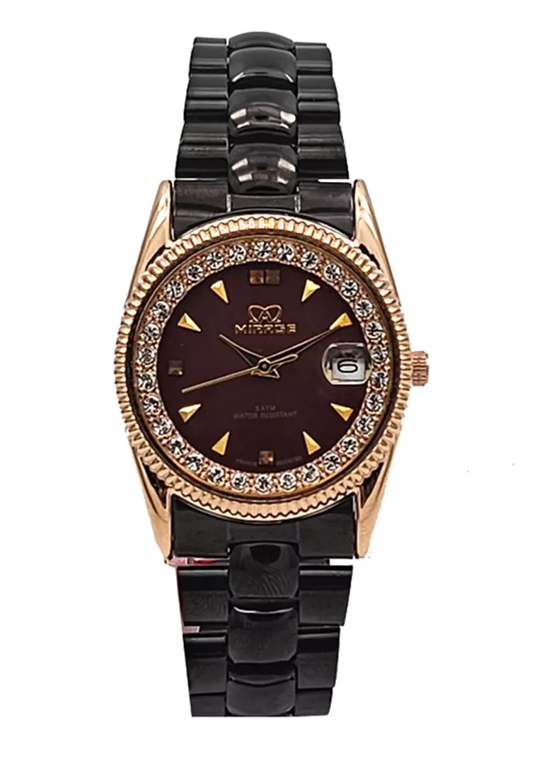 MIRAGE 1579 ROSEGOLD BROWN MAN MDBBRBO