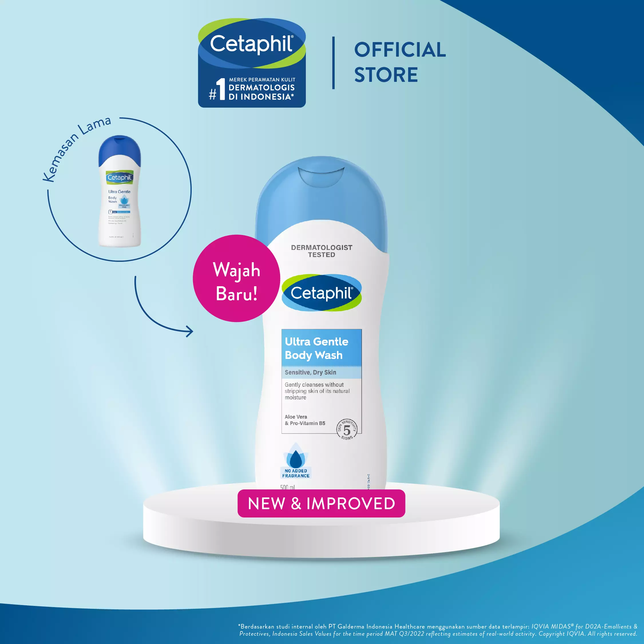 Cetaphil Ultra Gentle Body Wash 500ML