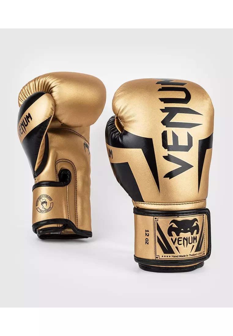 Venum Elite Boxing Gloves - Gold/Black