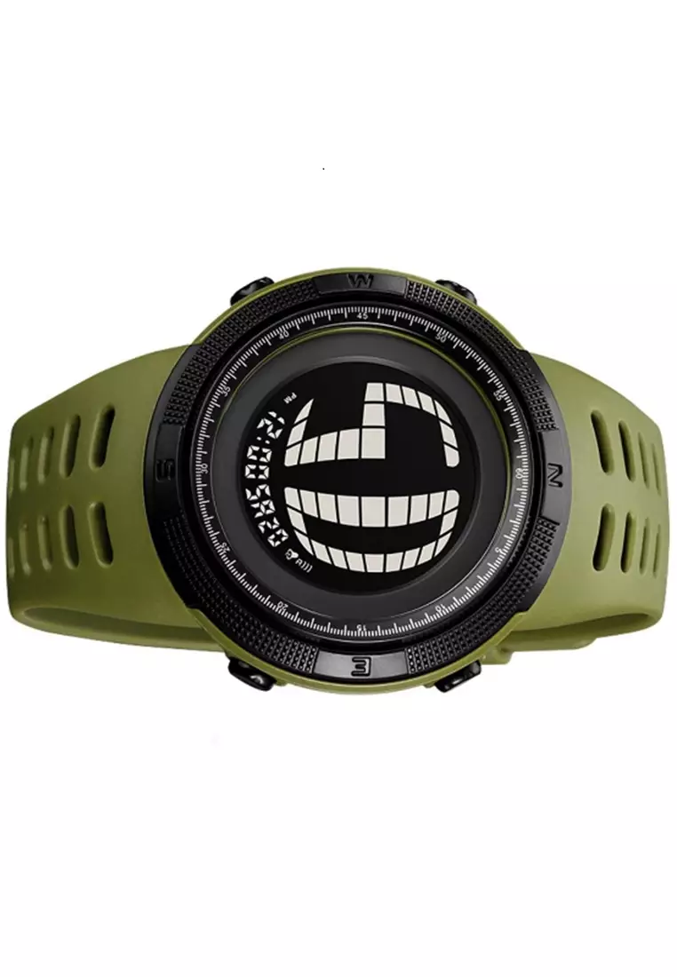 Jam Tangan Digital Pria Waterproof Many Function Strap Tali Material TPU DV57 ORIGINAL