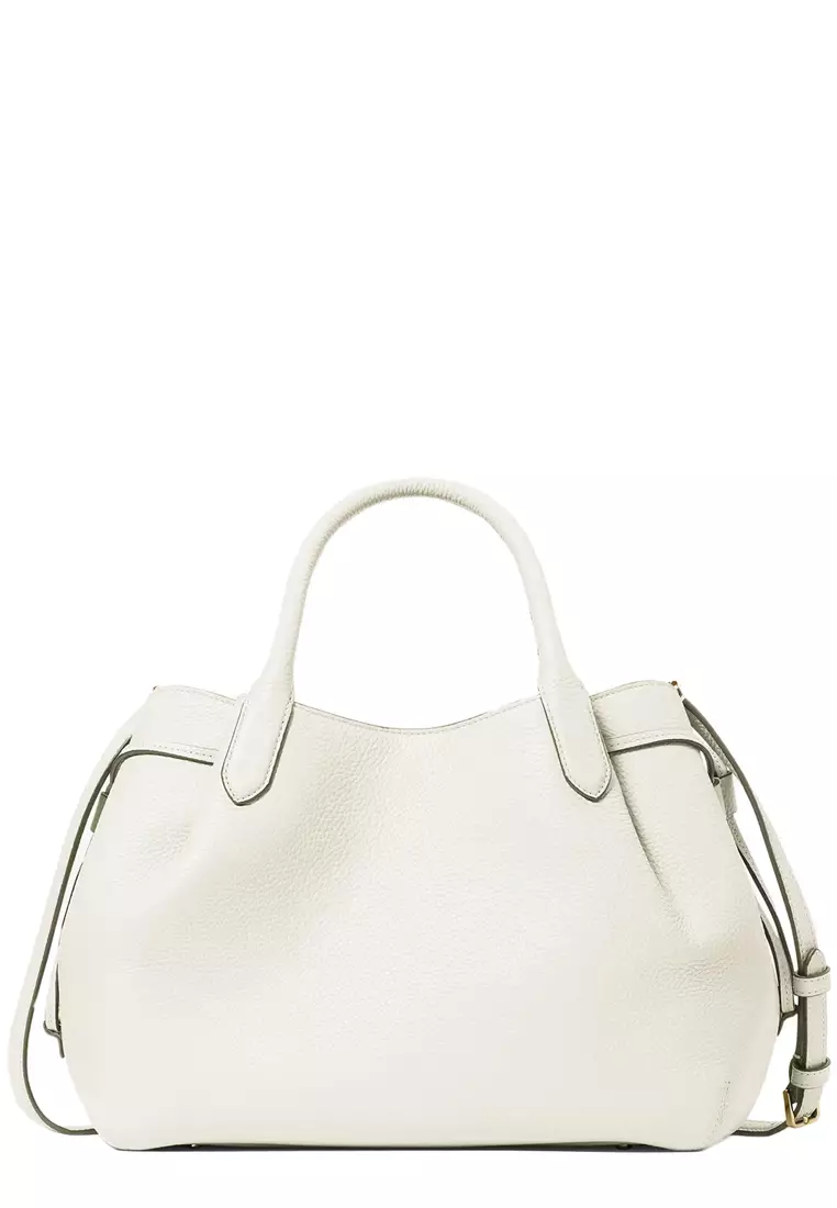 Dumpling Large Satchel Bag - Parchment K8134