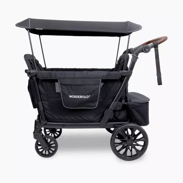 Wonderfold L4 Stroller Wagon Black -  Stroller Bayi Balita Anak
