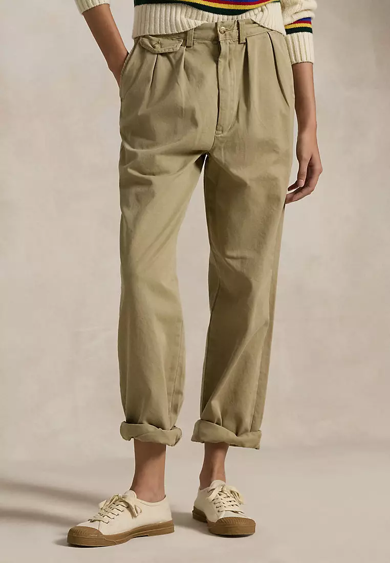 Buy Polo Ralph Lauren Whitman Relaxed Fit Pleated Chino Pant 2026