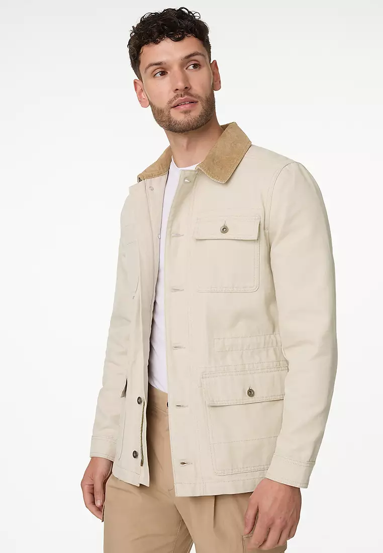 Pure Cotton Utility Jacket