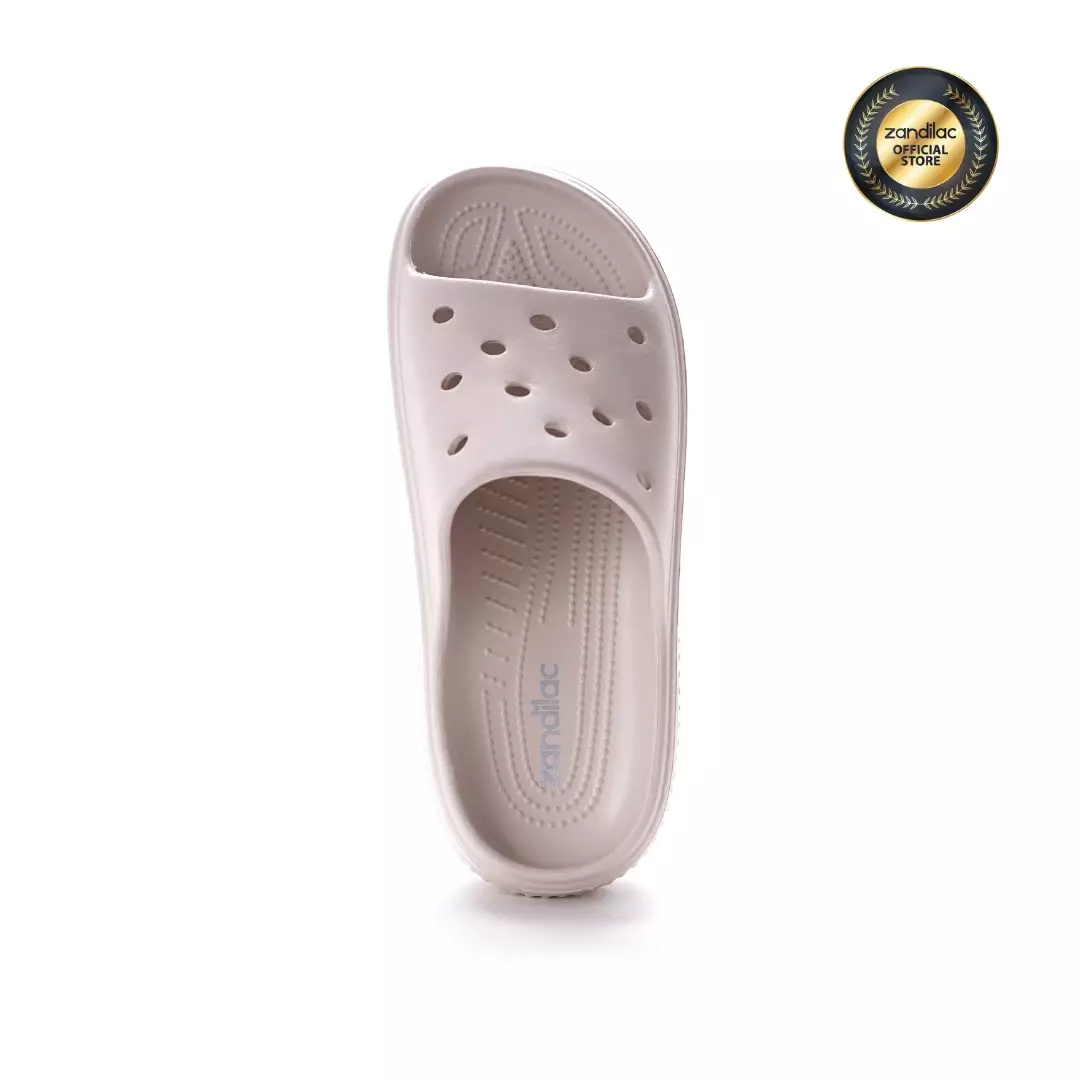 ZANDILAC - SANDAL WANITA DEWASA CH220610WD KREM sandal selop empuk full karet
