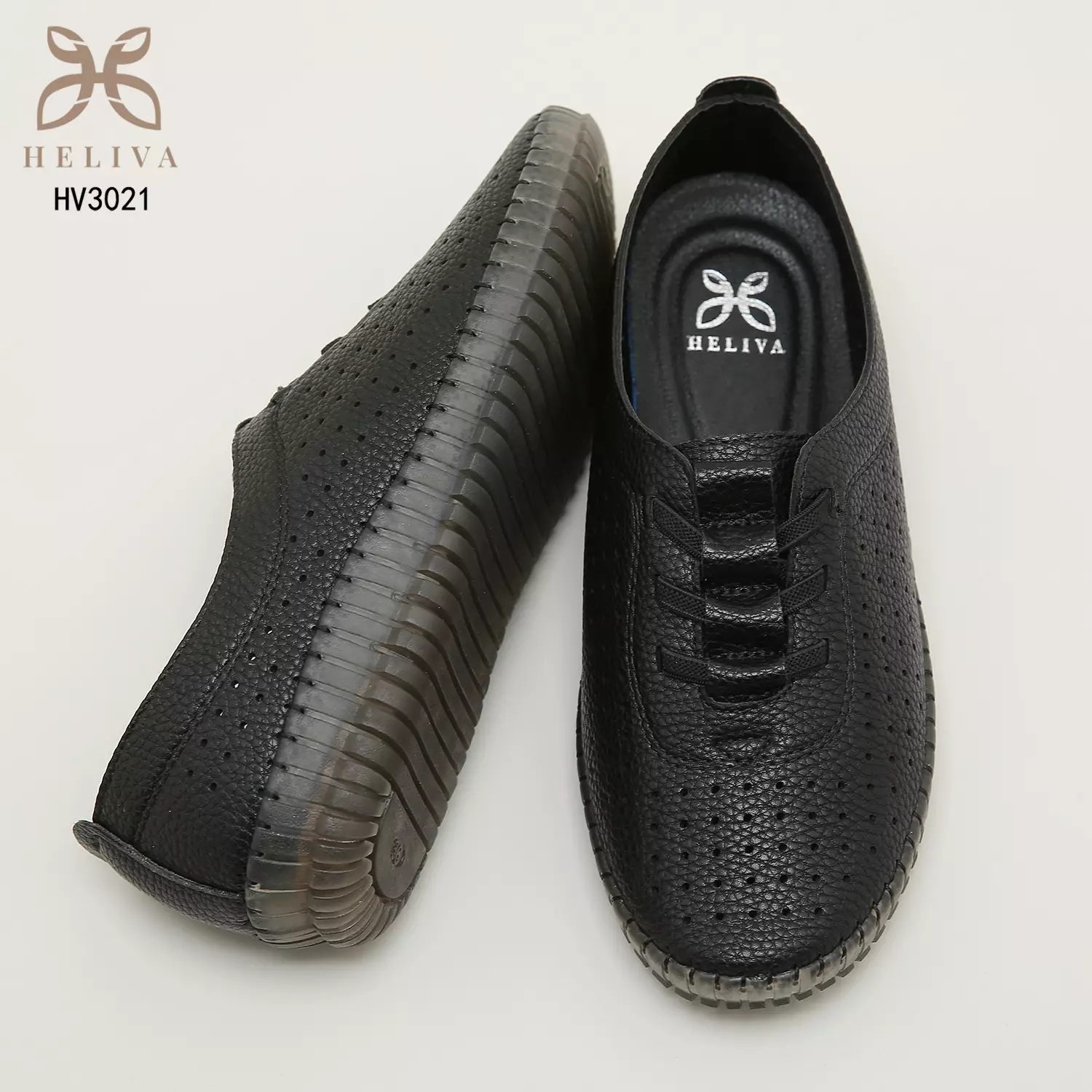 Heliva Agatha Loafer Slip On Lace Up Breathable