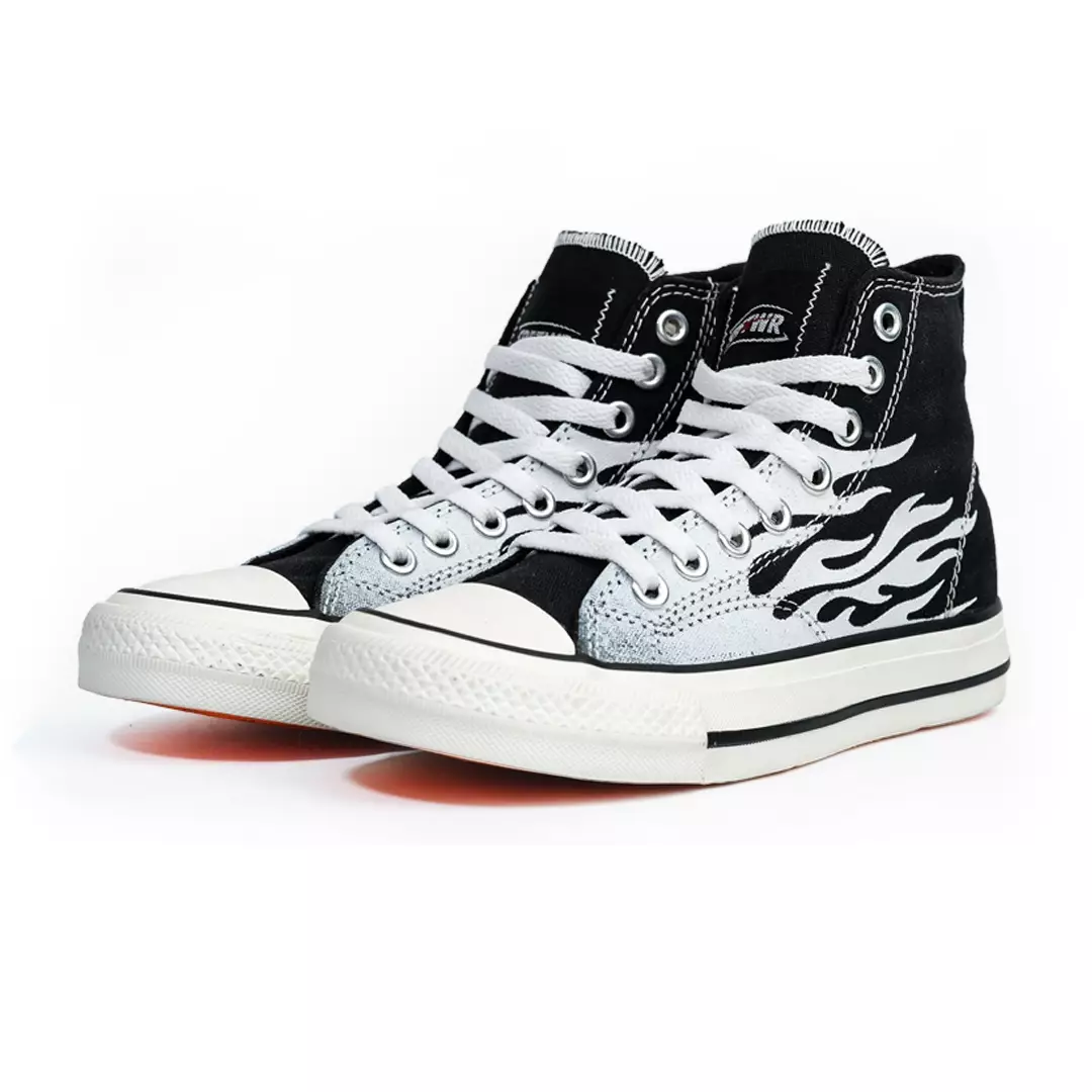 SABA White Flame High - Sepatu Sneakers Casual Pria Wanita