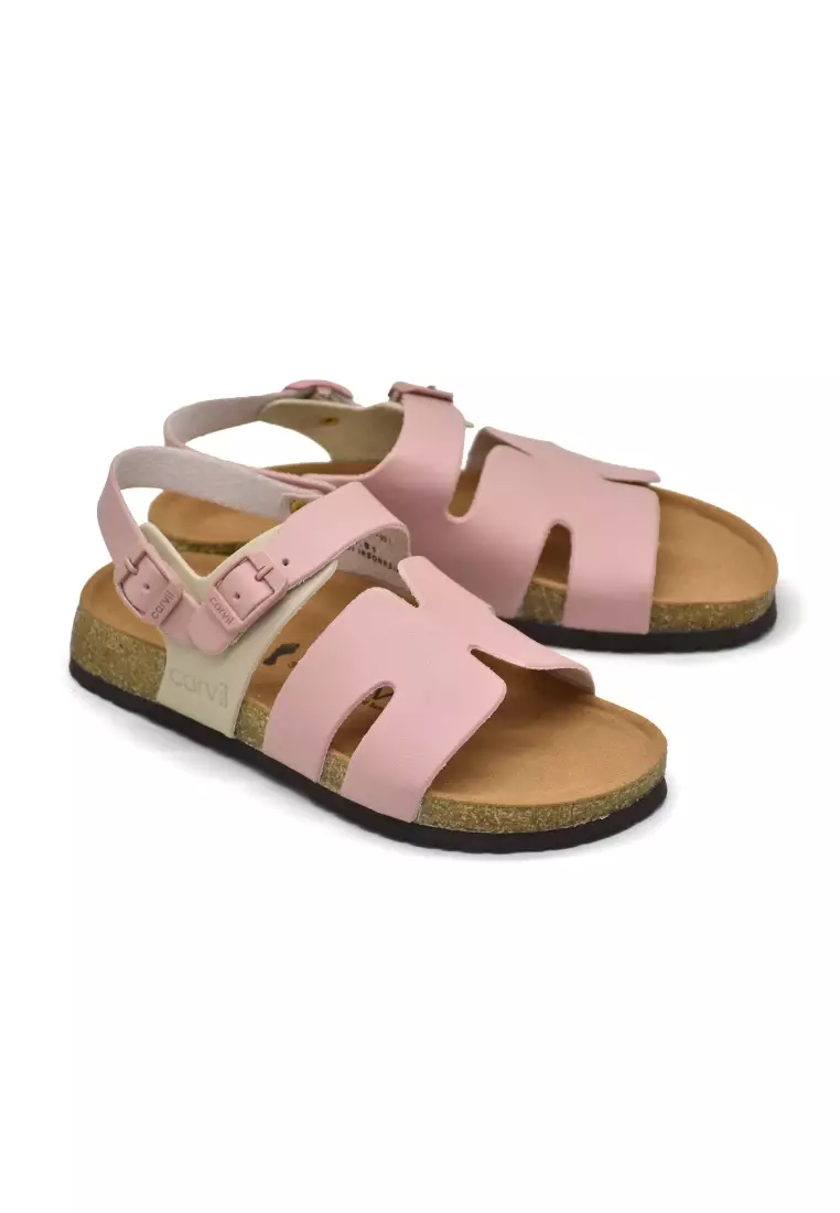 Carvil Sandal Wanita Scarlett-03 L Pink/Beige