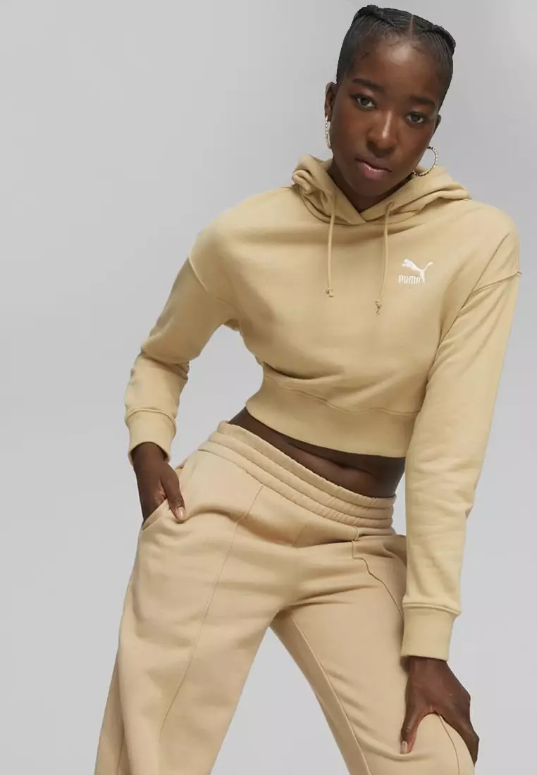 Puma classic cropped hoodie 2025