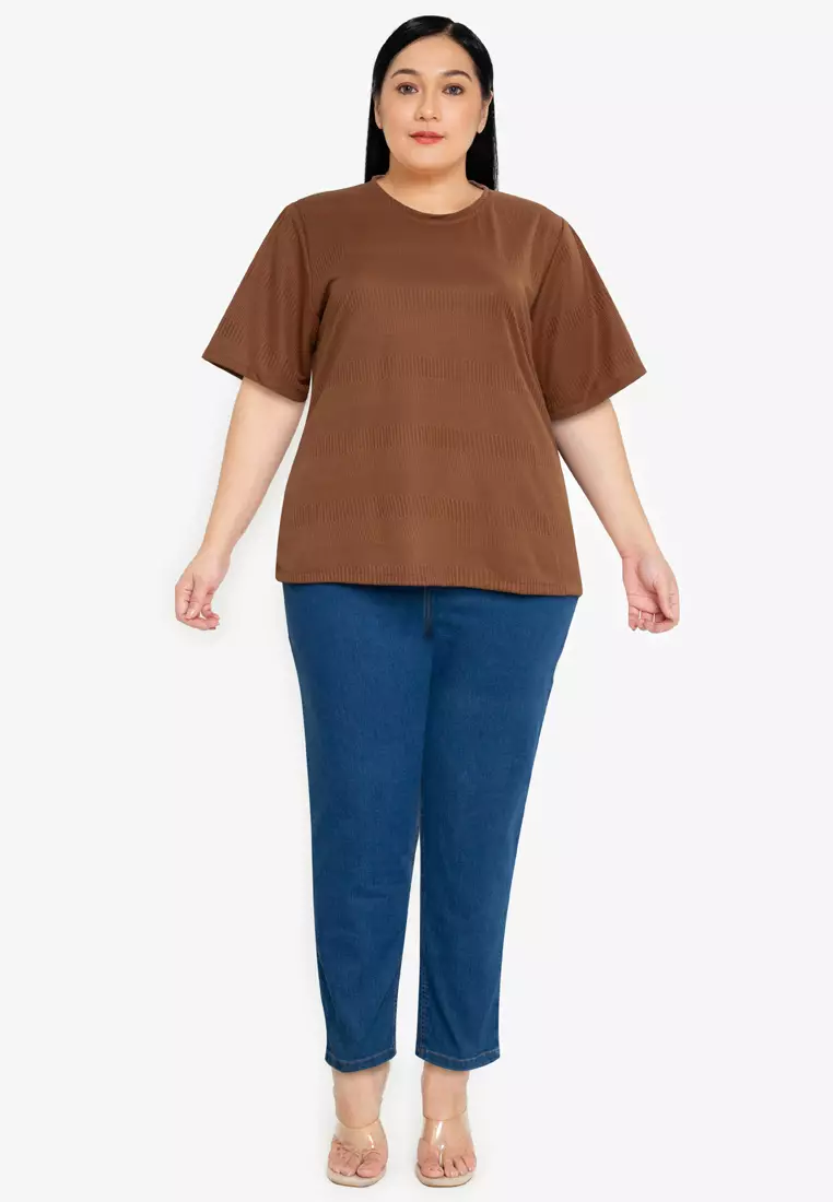 Buy Maxine Plus Size Full Skinny Stretch Pants Cotton Stretch 2024