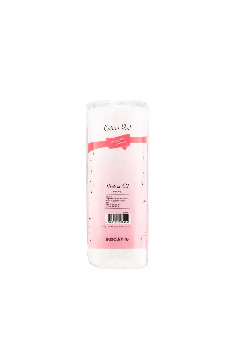 Sasatinnie Cotton Pad Oval 80Pc
