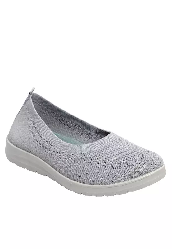 Dr. Kevin Sepatu Olahraga Sport Wanita Sneakers Flyknit Slip On 589-049