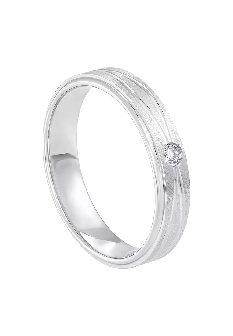 HABIB Diamond Ring in 750/18K White Gold A0324-A